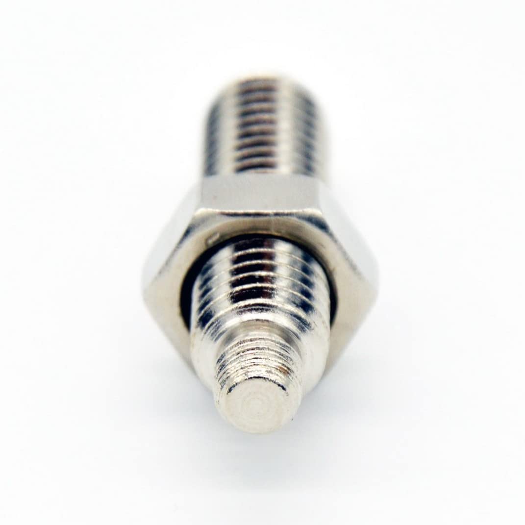 Vite a doppio uso 1/4 e 3/8 adattatore maschio vite per testa a sfera treppiede monopiede cromato 4 cm