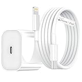 Original Apple-Certified 20W USB-C Charger with Lightning Cable | Fast iPhone Charger for iPhone 11, 12, 13, 14, XR, XS/PRO/MAX, SE & iPad | MFi Certified Adapter and Charging Cable Combo (White)