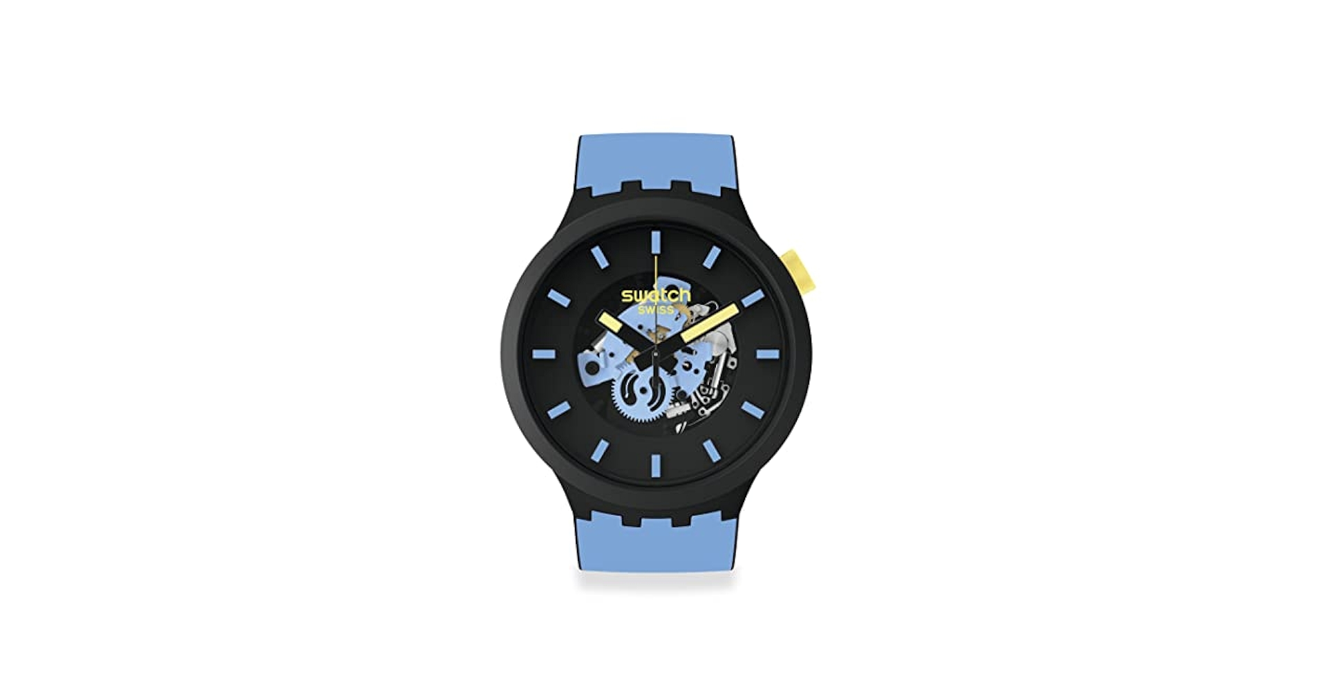 Amazon.com: Swatch Big Bold BIOCERAMIC Travel by Day Quartz