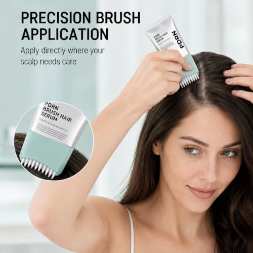 ARRCMSZ PDRN Reedle Shot Brush Hair Serum,Caffeine & Spicule Complex, Lightweight Non-Greasy Hair Serum, 3.38 fl oz - 1