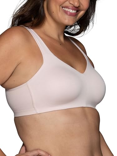 Vanity Fair Women's Beyond Comfort Simple Sizing Wireless Bra, Flexes to Fit Your Individual Shape, Sizes S-3XL - Sheer Quartz, 3X-Large — view 2