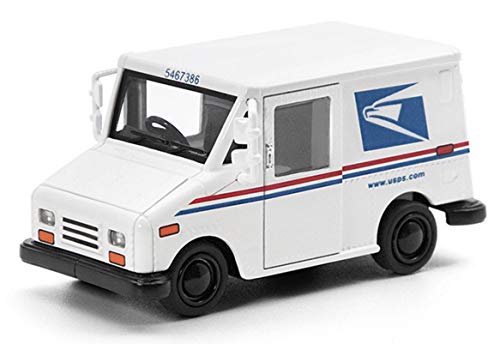 Kinsfun Ð Die Cast 5 Inch United States Postal Service Truck Usps Grumman Llv 1:72 Scale 2.5In - 3 Years And Up, White