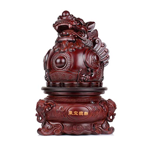 Statue Feng Shui WXKAGF en résine déco pour salon et bureau