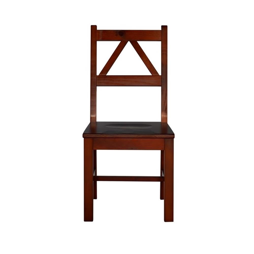 tobacco brown dining chairs Trine Chair, Dark Oak, Leather 100% top Willis Top Grain Leather Dining