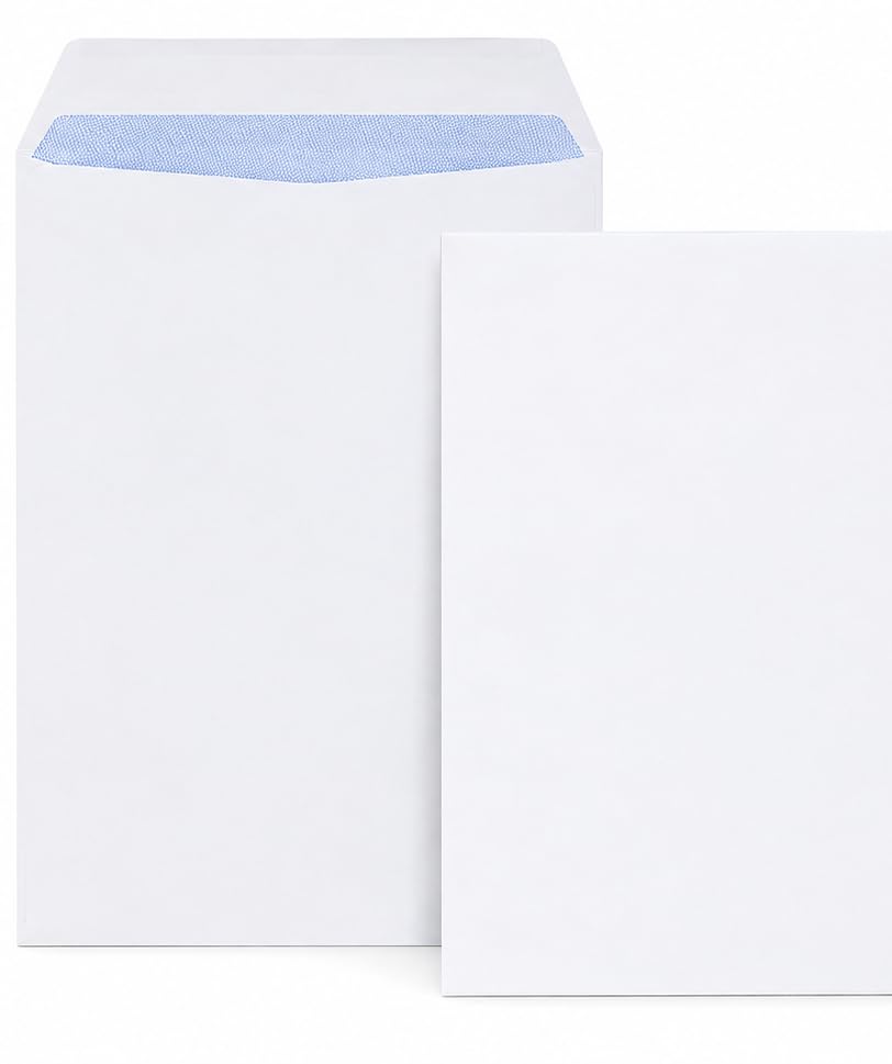 RFE Pack of 100 - C5 / A5 White Mailing Envelopes Self Seal for Posting mailing Home Office Ecommerce and Business 90gsm 229 x 162mm