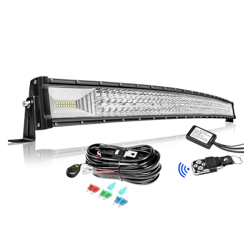 Barre lumineuse LED 42 pouces stroboscopique résistant aux intempéries IP67 pour voiture