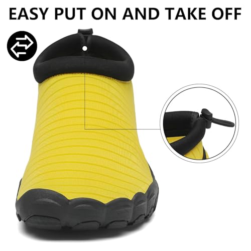 Image of Mishansha Womens Mens Water Swim Shoes Wide Toe Box Barefoot Shoes US Size 5.5-13.5 Women / 3-11.5 Men