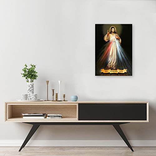 Tableau Jésus Feeby 60x90 cm decoration murale salon moderne - 3
