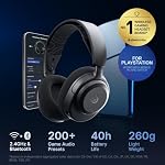 SteelSeries Arctis Nova 3P Wireless Multi-Platform Gaming Headset — Mobile App — 40 HR Battery — Neodymium Magnetic Drivers — 2.4GHz/Bluetooth — Detachable Mic — PS5/PS4/PC/Switch/Mobile — Black
