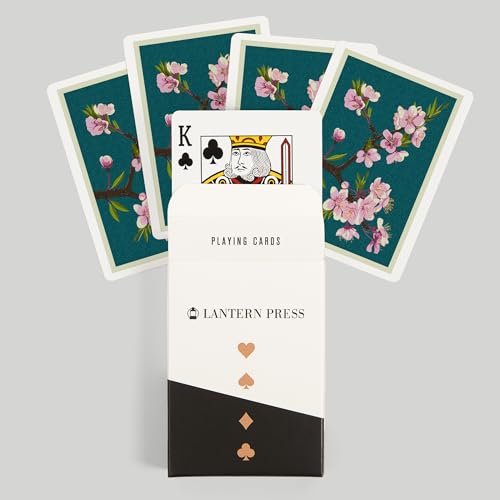 Cherry Blossoms, 52 cartas de póker tamaño estándar miniatura 6