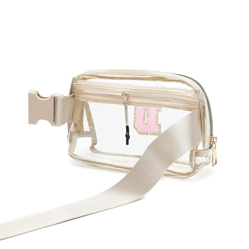 Image of Z-Clear-D Fanny Pack Stadium Approved Crossbody Bag - Adjustable Strap for Women Men, Concerts Sports Travelling Hiking Running