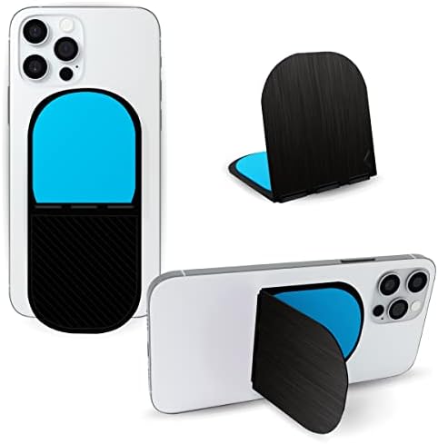 Flipstik 2.0 Foldable Adhesive Phone Mount – Sticks to Any Flat Surface – Hands Free Selfies, Videos, Car Mount, Phone Stand, Travel Accessory – Sticky Phone Mount - Alloys Dark Titanium