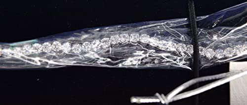 Swarovski Crystal Deluxe White Rhodium-Plated Tennis Bracelet #TOP4