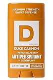 Duke Cannon Sawtooth Trench Warfare Antiperspirant Deodorant for Men – Alpine Air & Cedarwood Scent, 3 oz – Long-Lasting Sweat Protection, Paraben-Free
