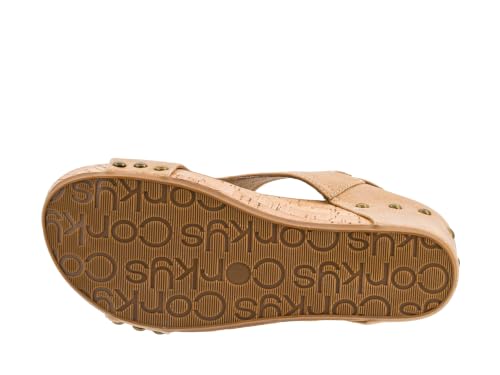 Image of Corkys Footwear Womens Carley Wedges, Featuring Corkys EVA Foam Cushioned Insoles, A 2.5 Inch Heel, Lightweight For All Day Wear, And Hook And Loop Closure