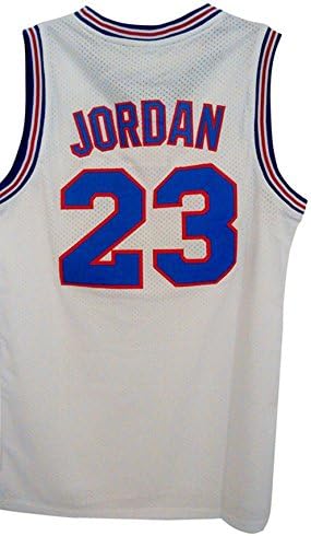 Elvironadio Youth Jordan 23 Space Jam Jersey Kids Basketball Jersey White M