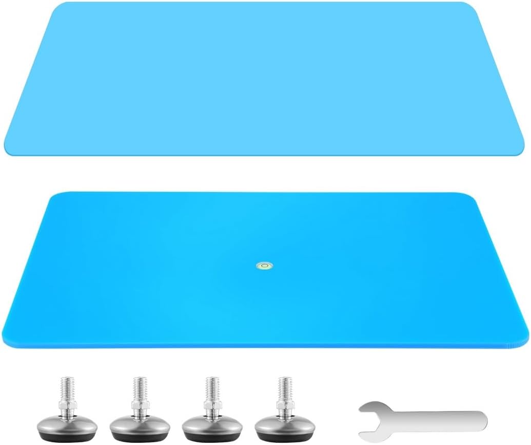 Adjustable Resin Leveling Table, 16 X 12 Epoxy Resin Leveling Board with Silicone Mat, Perfect for Resin Crafting, Acrylic Pouring, DIY Projects