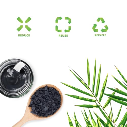 Inserções de sapato de carvão natural (pacote com 12) - Inserções de absorção de umidade e eliminaçã