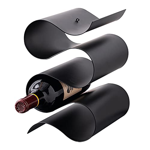 Soporte para Botellas de Vino TPARIS 8 Botellas Negro miniatura 1