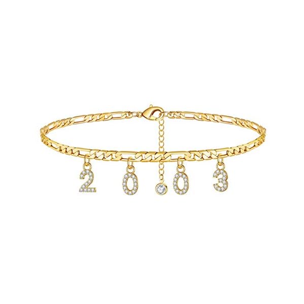 Turandoss-Birth-Year-Number-Ankle-Bracelets-for-Women-14K-Gold-Filled-Dainty-CZ-Date-Anklet-Personalized-Birth-Year-Number-Ankle-Bracelets-for-Women-Beach-Foot-Jewelry Birth Year Number Ankle Bracelets for Women, 14K Gold Filled Dainty CZ 2003 Date Anklet Personalized Birth Year Number Ankle Bracelets for Women(2003)