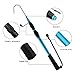 SANLIKE Telescopic Fish Gaff with Stainless Sea Fishing Spear Hook Tackle, Soft Rubber Handle Aluminium Alloy Pole for Saltwater Offshore Ice Tool