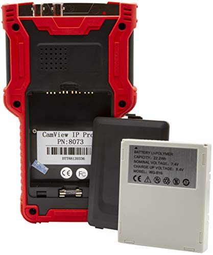 Image of Triplett 8073 CamView IP Pro-D CCTV Camera Tester with Built-in DHCP Server - IP, AHD 2.0, HD-TVI 3.0, HD-CVI 3.0