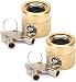 Flow Security Systems | The FaucetLock | Heavy Duty Brass Construction | Prevents Water Theft & Secures Outdoor Bibbs | Promotes Water Conservation | Keyed The Same | FSS 50 | 2 Pack