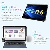 FOSSiBOT DT2 niełamliwy tablet 10,4'' FHD 2K IPS, 20 GB + 256 GB/2T, Helio G99 Octa-Core, 66 W 22000 mAh tablety twarde, wodoodporny tablet IP68/IP69K, Dual SIM 4G, 64MP+32MP, WiFi6/GPS/OTG