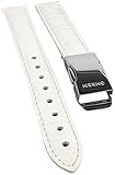  Ersatzband für Casio Sheen Ladies Dress/Moon-Shaped Uhrenarmband aus Leder weiß SHN-3019L