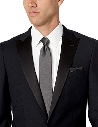 Adam Baker Men's 2-Piece Slim Fit Peak Lapel Formal Tuxedo Suit Set2
