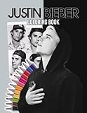  Jústin Biebèr Coloring Book: Interesting coloring book suitable for all ages, helping to reduce stress after studying, working tiring.