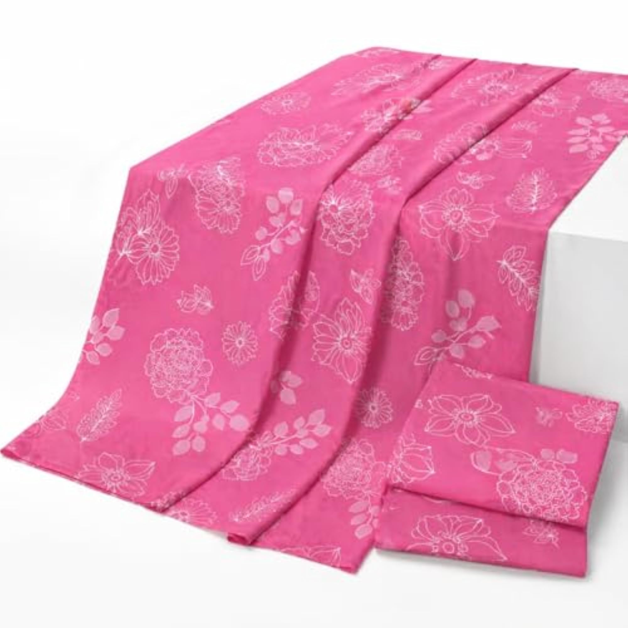 Microfiber Flat Bedsheet for Single Bed, Ultra Soft & Wrinkle Free