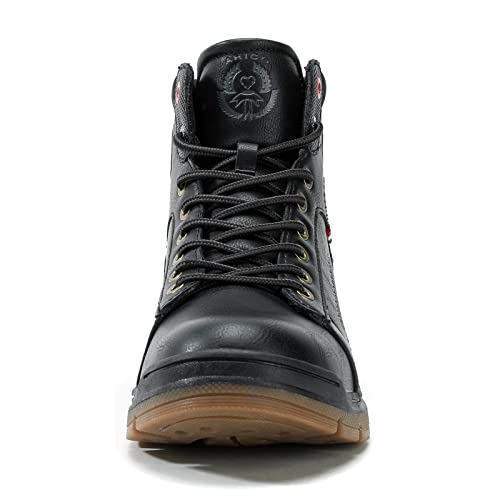 Bonmood Men's Hiking Boots Outdoor Walking Shoes Mid Lightweight Non-Slip Work Trekking Boots #TOP3