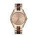 Produktbild Michael Kors Women's Slim Runway Quartz Watch with Acetate, Stainless Steel Strap, Two-Tone, 20 (Model: MK4543)