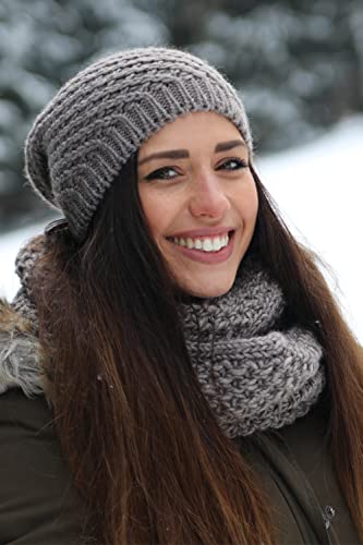 StyleBREAKER Cuffia Beanie in Maglia Unisex a