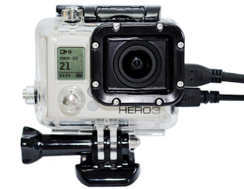 BESTEAM Side Open Skeleton Housing Compatible with GoPro Hero3 Cameras