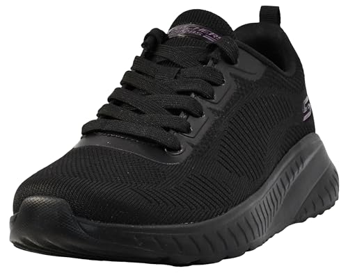Skechers Bobs Squad Chaos Face Off Damen Sportschuhe, Schwarz, 39.5 EU
