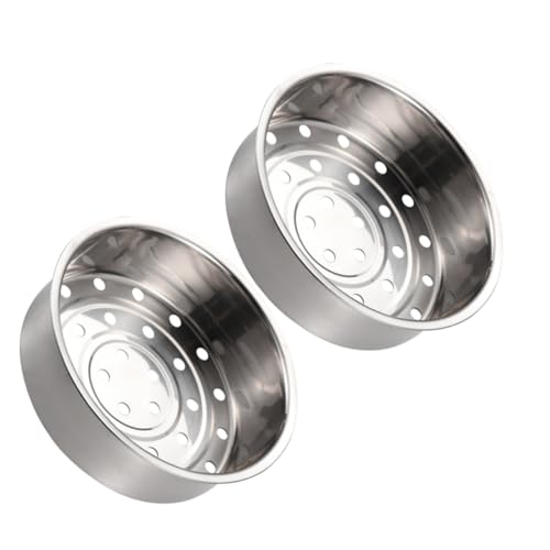 LABRIMP 2 Piezas Cesta de Vapor Inoxidable Cocción Vapor de Verduras y Olla Cocción de Dim Sum Pans