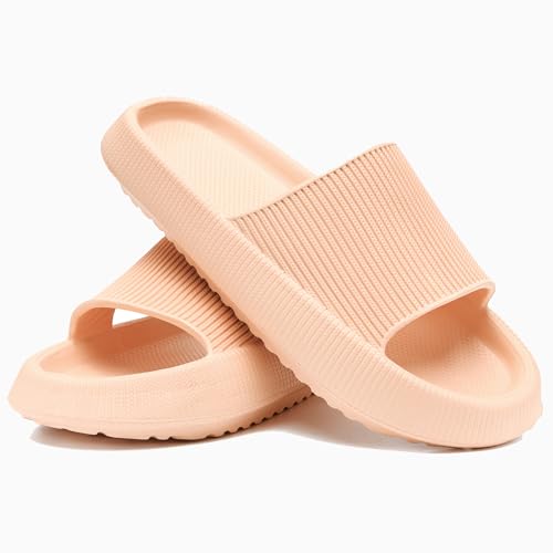 rosyclo Cloud Slippers for Women and Men, Pillow House Slippers Shower Shoes Indoor Slides Bathroom Sandals, Ultimate Comfort, Lightweight, Thick Sole, Non-Slip, Easy to Clean2