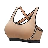 Jarseen Women's Seamless Sports Bras With Removable Pads Push Up Fitness Workout Yoga Bra