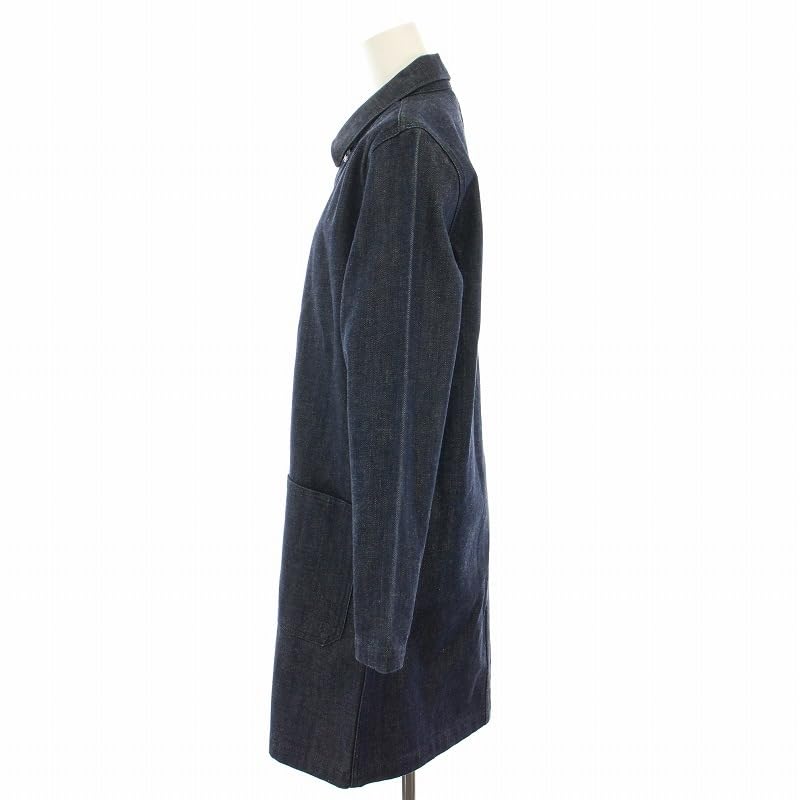 HYKEステンカラーデニムコート Amazon.co.jp: ハイク HYKE デニムコート ステンカラーコート アウター