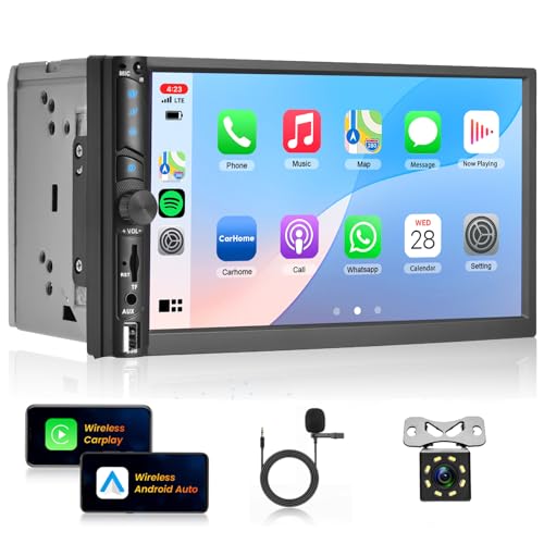 Radio Carplay y Android Auto 7" Pantalla Táctil HD