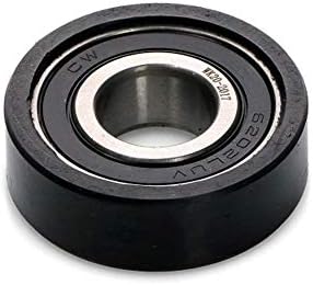 Genuine OEM 6202 LUV Wheel Bearing for Hoover, Candy Tumble Dryers (Black, Alt to 40004307)