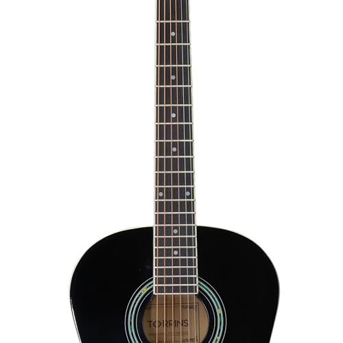 Image of Progressa Series Guitar: 36H Semi Acoustic Guitar - 36 Inches (Black) | 6-String Natural Finish Wooden Guitar | Right Hand Semi Acoustic Guitar Kit for Beginners, Professional & Adults