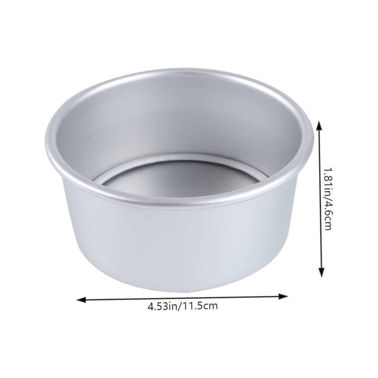 Cabilock 8pièces Moules à Tarte Fond Amovible Ronds Métal Pour Cuisson Four Moule à Gâteau Profond Antiadhésif