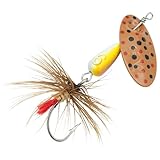 Panther Martin PMBRKSH_4_D Single Hook Dressed Teardrop Spinners Fishing Lure - Brook Trout - 4 (1/8 oz.)