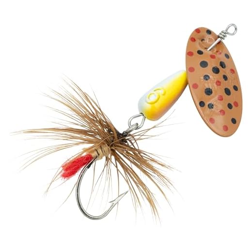 Panther Martin PMBRKSH_6_D Single Hook Dressed Teardrop Spinners Fishing Lure - Brook Trout - 6 (1/4 oz.)