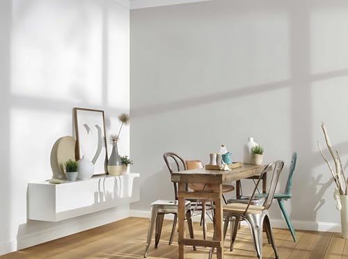 Papier peint intissé Profhome gris mat pour une ambiance salon feutrée - 6