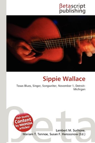 Sippie Wallace Texas Blues album vinyle de la chanteuse à Detroit Michigan