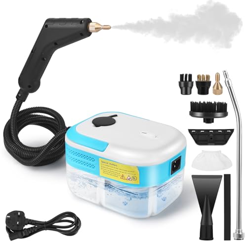 Strixorn Nettoyeur vapeur portable, 1500 W, avec grand réservoir d'eau de 1200 ml, nettoyeur vapeur...